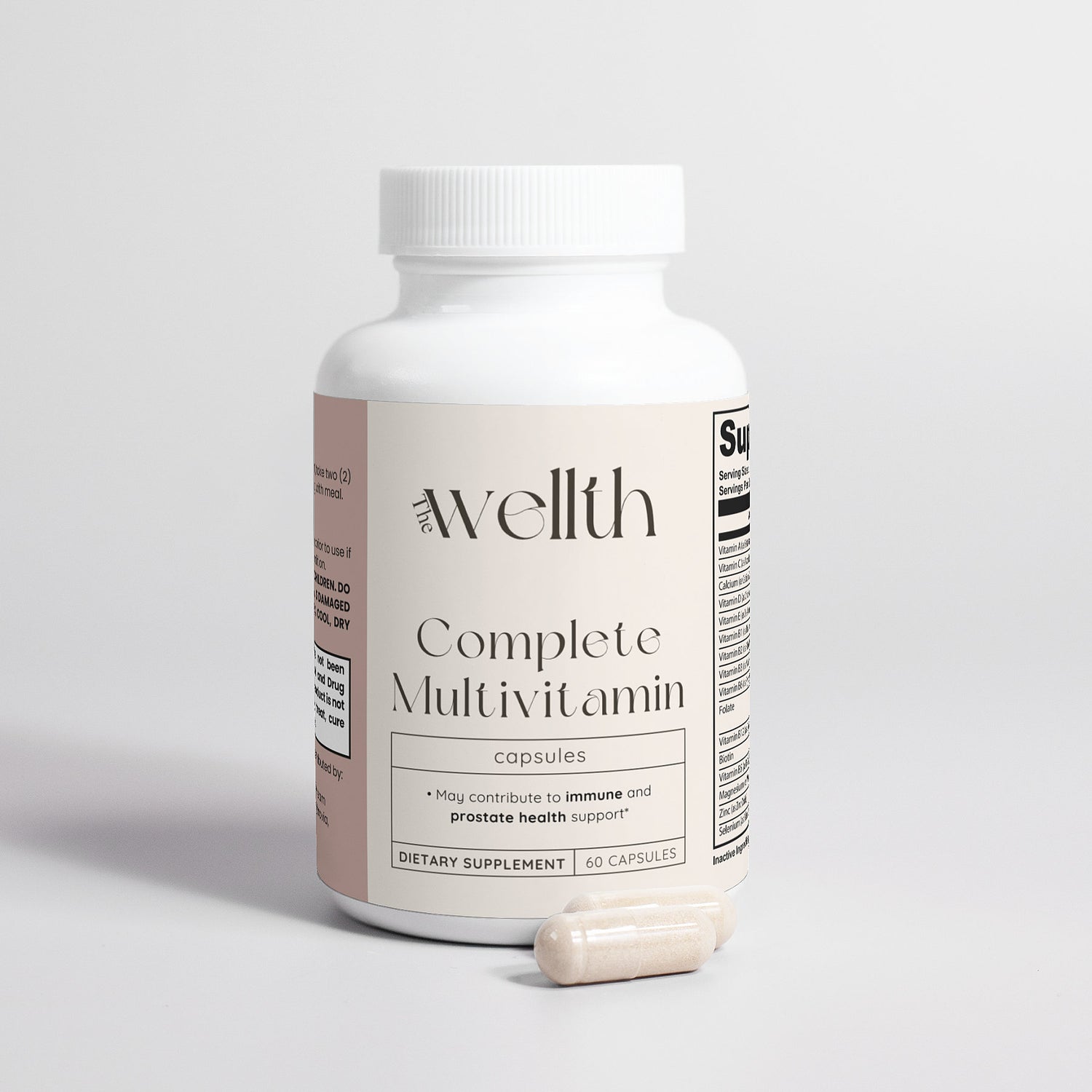 The Wellth Multivitamin Capsules - Natural Antioxidants for Aging and Disease Protection