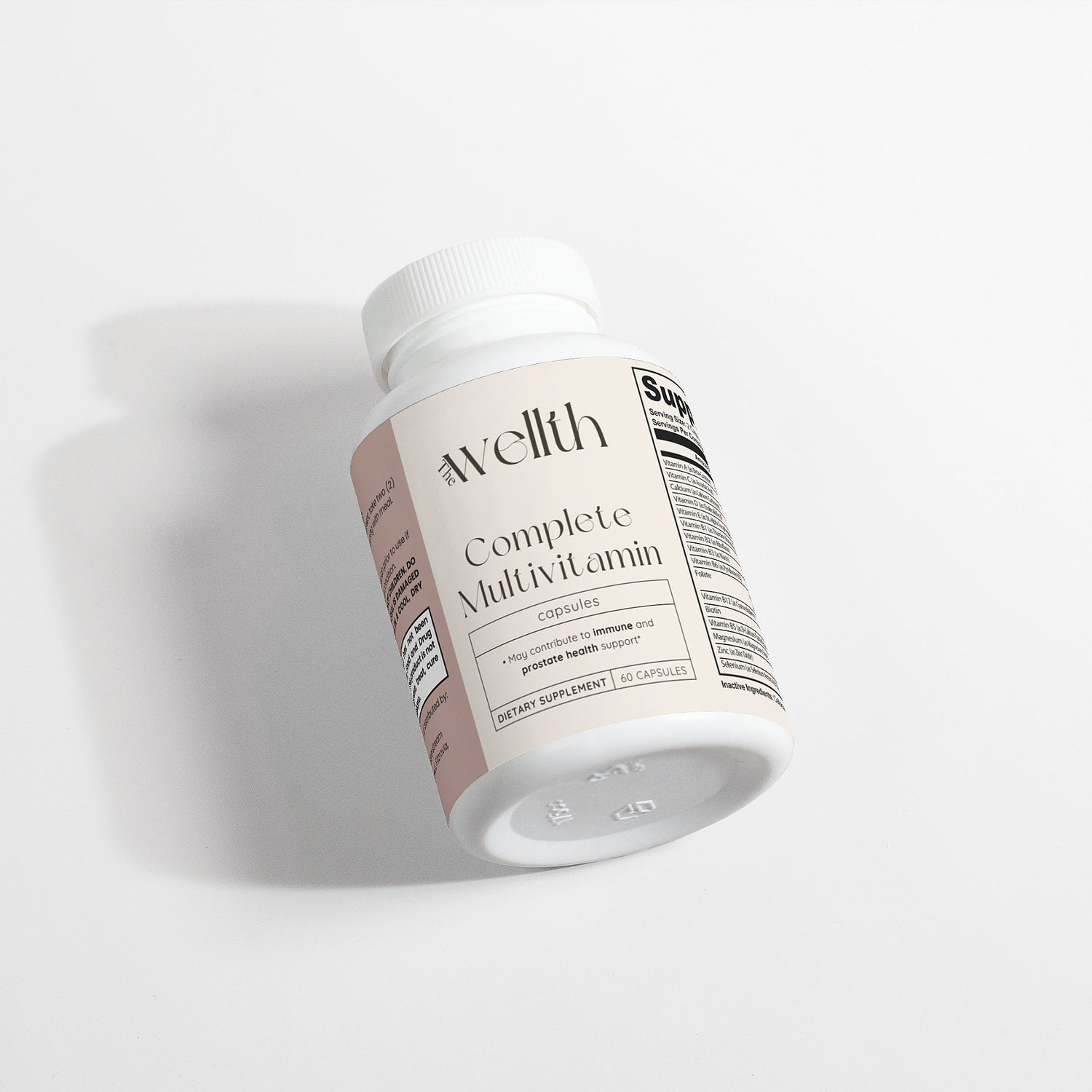 The Wellth Complete Multivitamin - Immune System Support with Echinacea and Spirulina