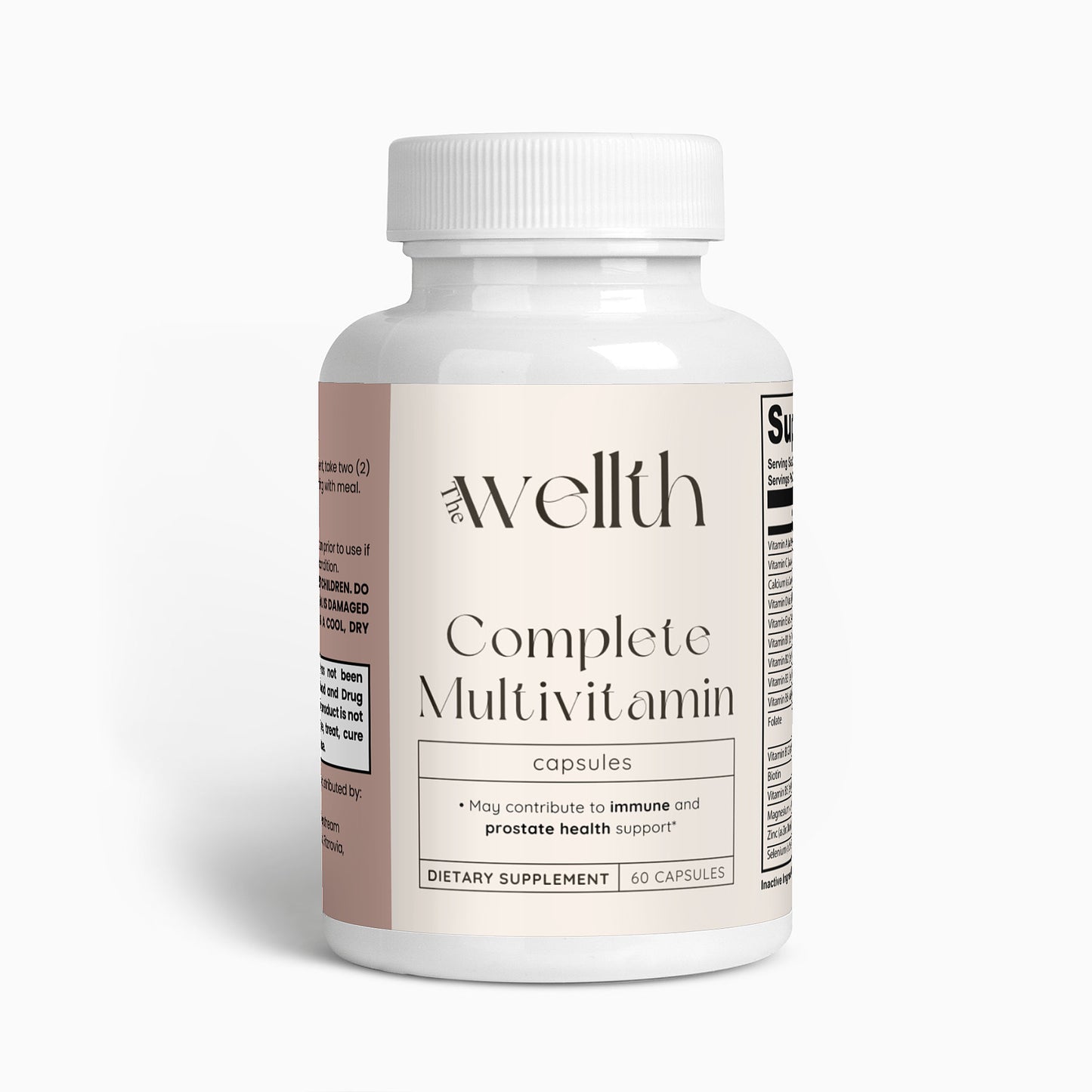 The Wellth Complete Multivitamin - Essential Vitamins for Daily Health and Wellness Anti-Aging